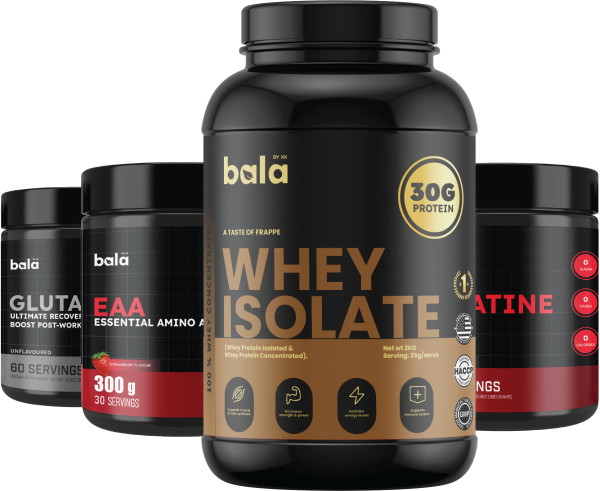 Whey Iso + Creatine + EAA + Glutamine