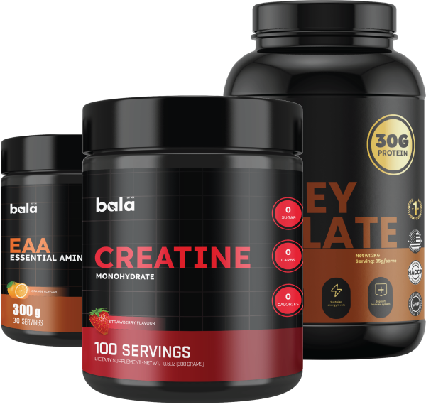 Creatine + Whey Iso + EAA