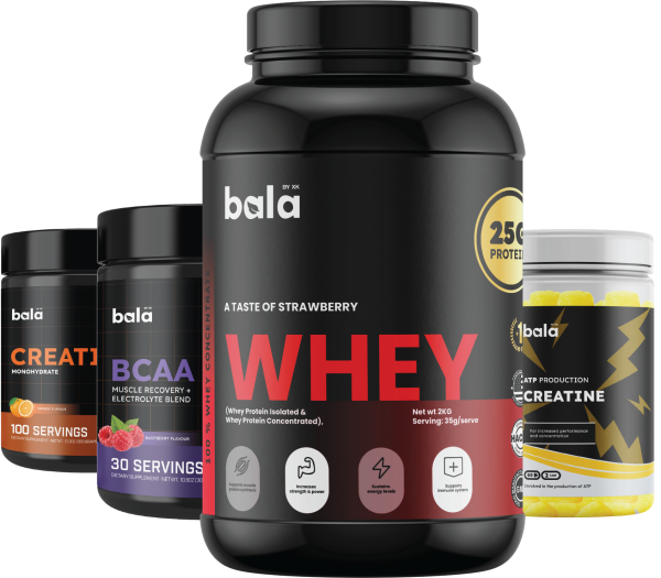 Whey + Creatine + BCAA + Creatine Gummies