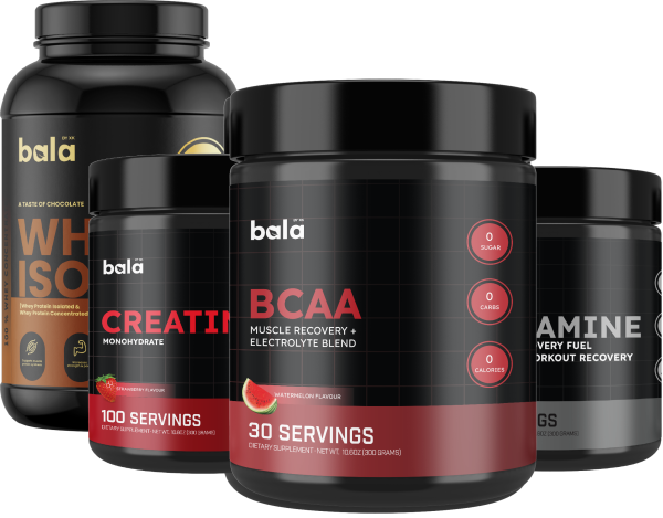 BCAA + Iso Whey + Creatine + Glutamine