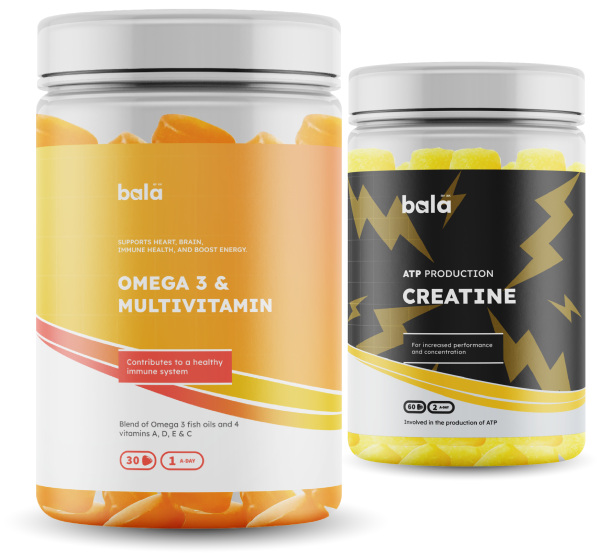 Omega 3 & Multivit + Creatine