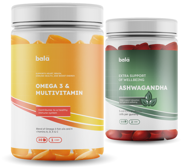 Omega 3 & Multivit + Ashwagandha