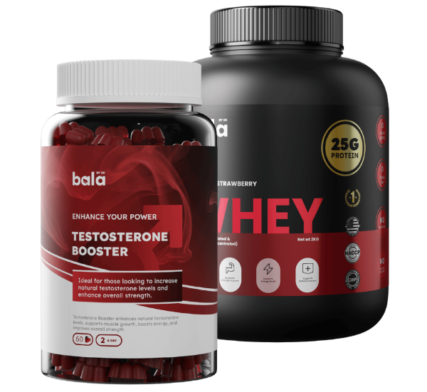 Testosterone Booster + Whey Protein
