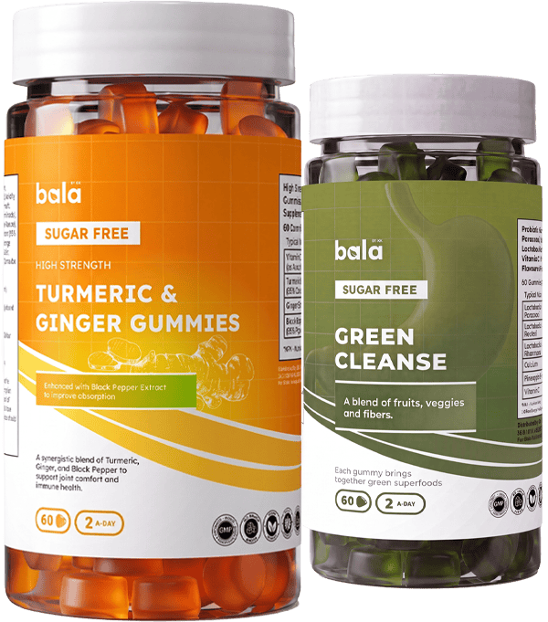 Turmeric & Ginger Gummies + Green Cleanse